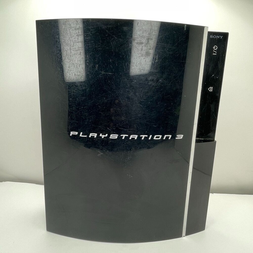 Black Sony PlayStation 3 Fat CECHK01 Blu-ray HDMI Console Only - Tested & Works